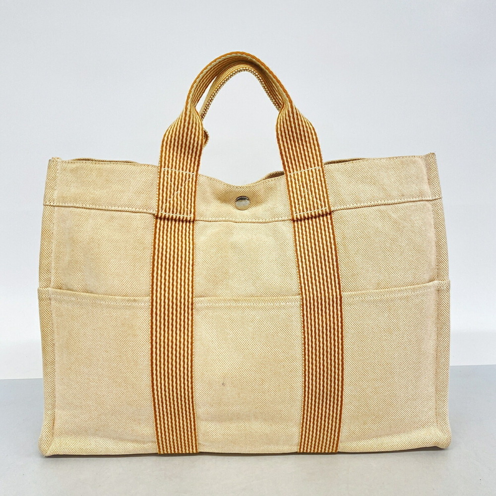 Hermes New Fourre-Tout MM Canvas Tote Bag, Orange, Men's & Women's - Picture 12 of 12